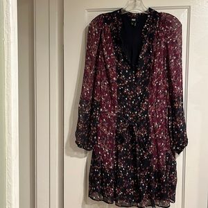 Paige short silk dress